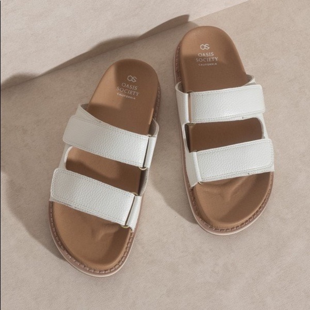 Sienna Double Strap Slide Sandal